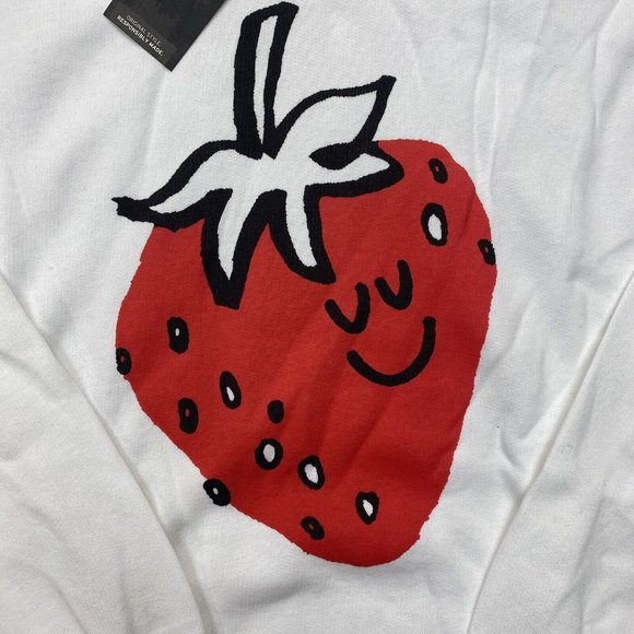 Women's Plus Size Levi's Cropped Prism Hoodie (A10280000) White Strawberry - 3X - Picture 2 of 3